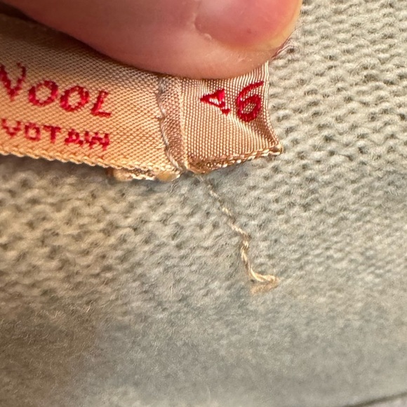 RARE 1960’s VINTAGE PEBBLE BEACH OF CALIFORNIA 100 Lambs Wool Button Up Cardigan - Picture 8 of 14